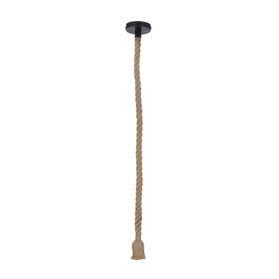 Zawiesie do lampy E27 100cm sznur brązowy 31-04888