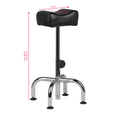 Podnóżek do pedicure AM-5012C czarny 126777