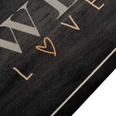 vidaXL Dywanik kuchenny z napisem Coffee, 60x300 cm, aksamitny