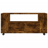 vidaXL Szafka pod TV, przydymiony dąb, 102x34,5x43 cm
