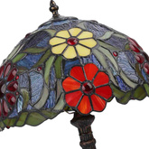 Lampa Stołowa Szklany Witraż E27 Abruzzo Capolavoro 1