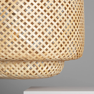 Lampa Wisząca Boho z Bambusa Abruzzo Livia 42cm E27