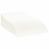 Poduszka na nogi Biały 68 x 40 x 21,5 cm Pianka PU