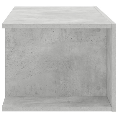 Szafka pod TV z oświetleniem LED, szarość betonu, 90x39x30 cm