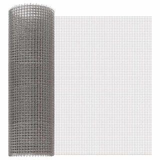 Siatka ekranowa 40 x 500 cm 3 Mesh Stal nierdzewna 201 srebrny