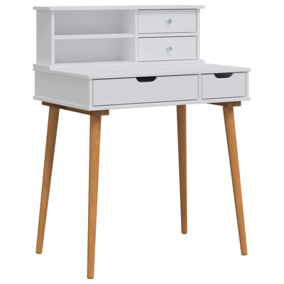 Zestaw toaletki FAUSKE 2 szt. Biały 76 x 50 x 103,5 cm
