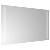 vidaXL Lustro łazienkowe z LED, 60x30 cm