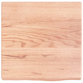 Półka, brązowa, 40x40x(2-4) cm, lakierowane lite drewno dębowe