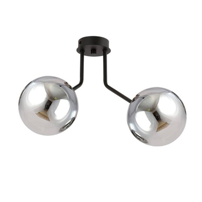 Lampa sufitowa  NOVA 2 BLACK/GRAFIT