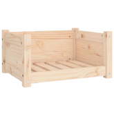 Legowisko dla psa, 55,5x45,5x28 cm, lite drewno sosnowe vidaXL