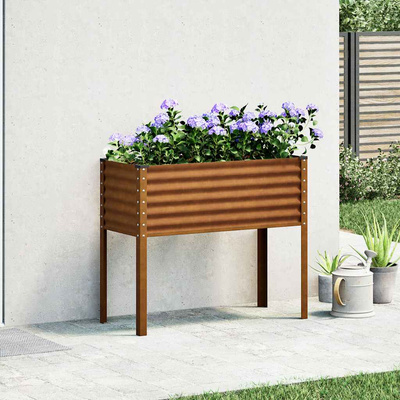 Donica ogrodowa 100x45x90 cm Stal nierdzewna