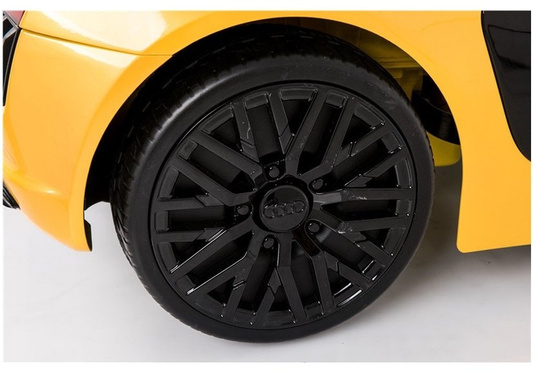 Auto na Akumulator AUDI R8 SPYDER Żółty Samochód Lakierowany