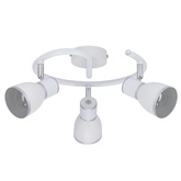Lampa sufitowa biała/chrom spirala 3xE14 Fido 98-63380