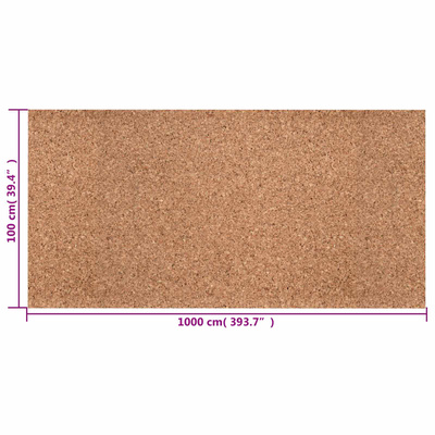 Rolka korkowa brązowy 100 x 1000 x 0,2 cm korek