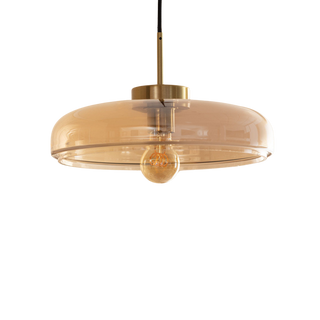 Lampa Wisząca Szklana Miodowa 35cm E27 Abruzzo Artel