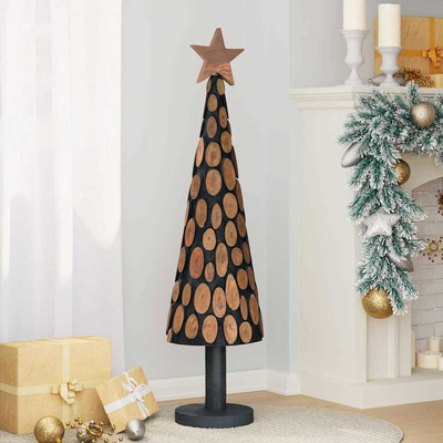 Choinka z podstawą Brązowy 120 cm Lite drewno tekowe