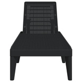 vidaXL Leżak, antracytowy, 186x60x29 cm, PP