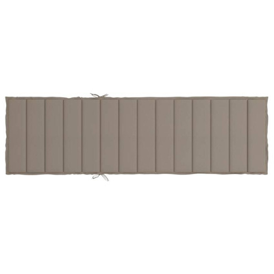 vidaXL Poduszka na leżak, taupe, 200x60x3 cm, tkanina Oxford