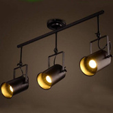 Lampa sufitowa REGULOWANA 3 x E27 czarna