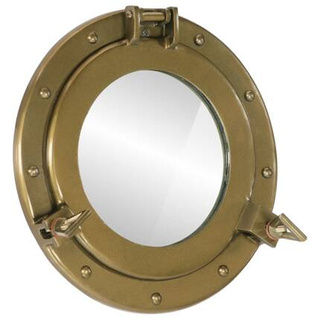 Lustro wiszące w kształcie bulaja, ?30 cm, aluminium i szkło vidaXL