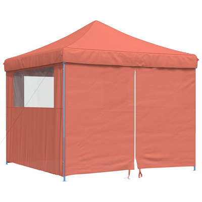 Namiot Imprezowy 292 x 292 x 315 cm terakota Materiał Oxford
