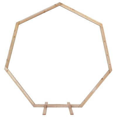 Łuk Ślubny Jasny Brąz 221 x 92 x 216 cm Lite drewno sosnowe