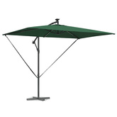 Parasol plażowy Ze LED Lights Zielony 294 x 200 x 270 cm