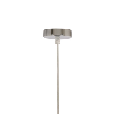 Lampa wisząca chrom klosz 3D regulowana wysokość Nocturno Candellux 31-57686