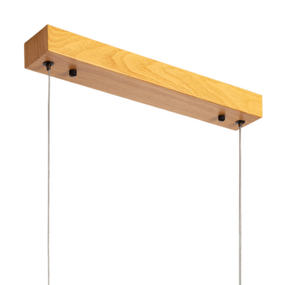 Lampa wisząca liniowa kolor drewna 60cm 30W CCT Abruzzo Arche