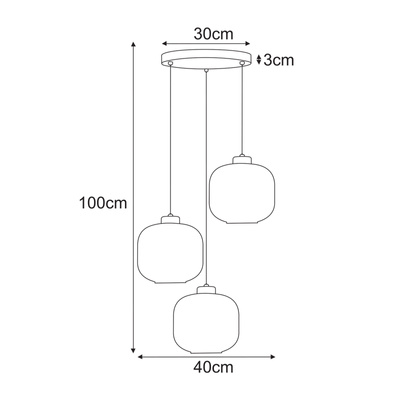 Lampa wisząca K-5654 z serii CLARK
