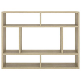 Półka ścienna, dąb sonoma, 75x16x55 cm