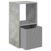 Stolik nocny Betonowy szary 35 x 32 x 68,5 cm