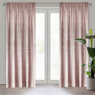 Zasłona Cypr pudrowy róż 140x270