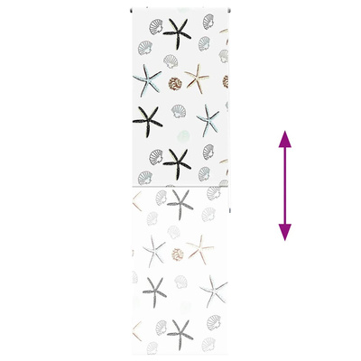Roleta prysznicowa 70x240 cm Szerokość tkaniny 66 cm