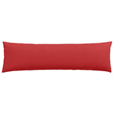 Poduszki na sofę 2 pcs Czerwony 145 x 40 cm tkanina