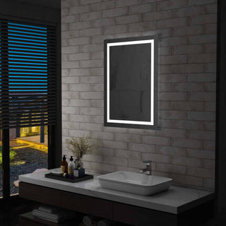 vidaXL Ścienne lustro łazienkowe z LED i czujnikiem dotykowym 60x80 cm