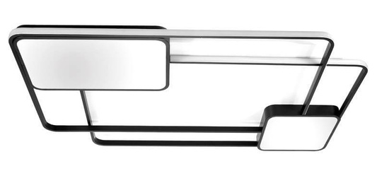 Lampa sufitowa czarna 118W + pilot dl-f02