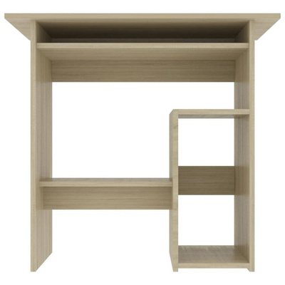 vidaXL Biurko, dąb sonoma, 80x45x74 cm, materiał drewnopochodny