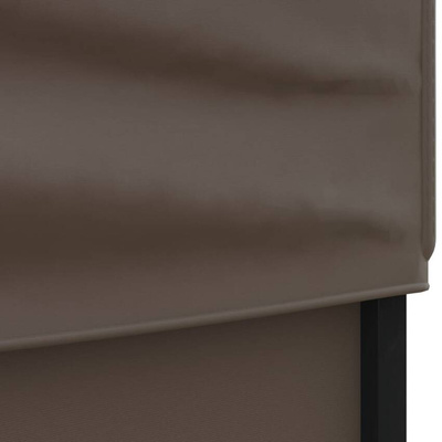 vidaXL Składany namiot imprezowy ze ściankami, taupe, 2x2 m