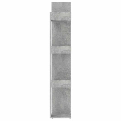 Regał na książki, betonowy szary, 86x25,5x140 cm