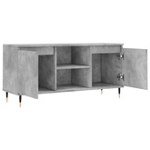 vidaXL Szafka pod TV, szarość betonu, 104x35x50 cm model standard