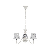 Żyrandol biały lampa wisząca 3xE14 Batley Ledea 50203109
