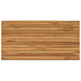 Blat stołu 100 x 50 x 3,5 cm Prostokątny Lite drewno teakowe