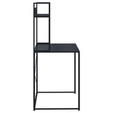 vidaXL Biurko na komputer, czarne 110x60x138cm materiał drewnopochodny