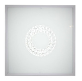 Lampa sufitowa plafon 29X29 16W LED 6500K satyna ring LUX 10-60686