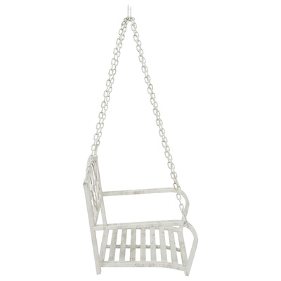 Huśtawka Stal 71,5 x 59 x 55 cm Antyczna biel