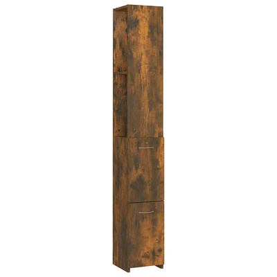 Szafka łazienkowa, przydymiony dąb, 25x26,5x170 cm