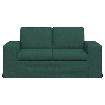 Sofa Ciemna zieleń 162 x 80 x 82 cm tkanina