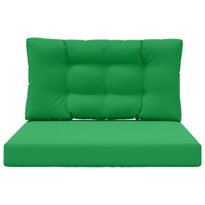 Poduszka do sofy na zewnątrz 2 pcs Zielony Poliester
