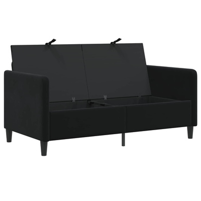 Sofa z miejscem do przechowywania Czarny 152 x 78 x 87 cm